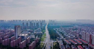 大气延时航拍企业宣传片苏州昆山城市风景