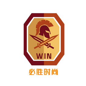 欧式武士时尚创意logo设计