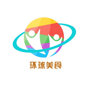 环球美食节目创意logo设计