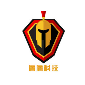 武士盾牌安全科技创意logo设计