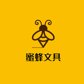 蜜蜂文具蜂蜜logo