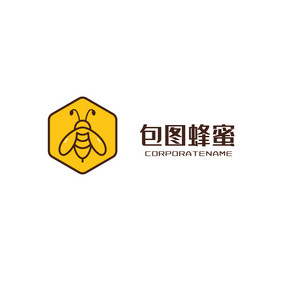 包图蜂蜜蜜蜂logo商标