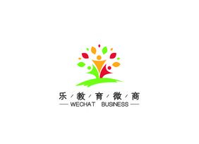 大气简约在线教育培训电商微商logo