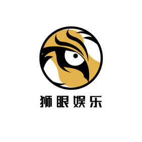 黄色动物特写娱乐创意logo设计