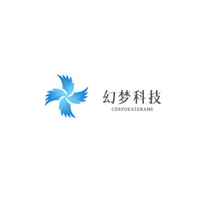 幻梦科技互联网简约时尚logo