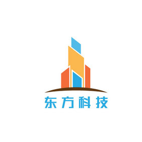 彩色拼图科技创意logo设计