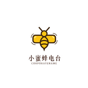 小蜜蜂电台网络科技互联网logo