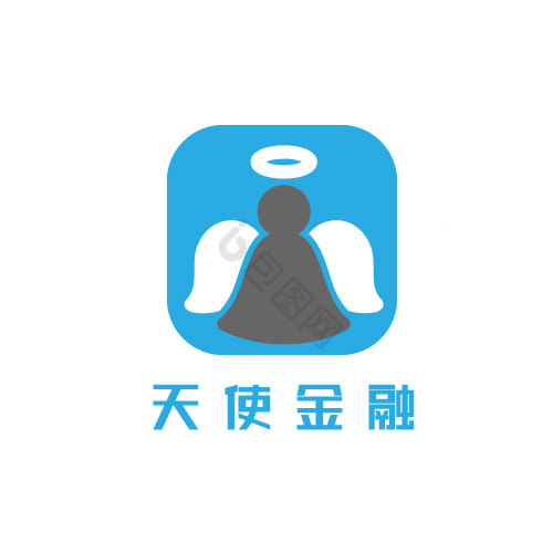 抽象天使金融logo图片