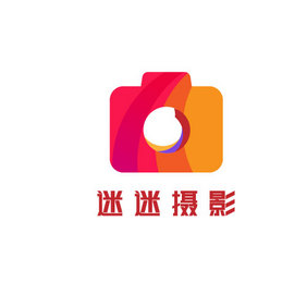 彩色相机摄影影视创意logo设计