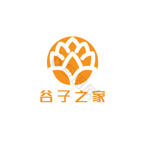 谷物粮食logo模板-包图网