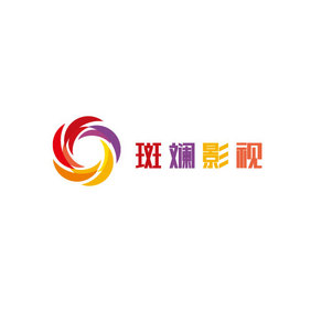 彩色斑斓影视创意logo设计