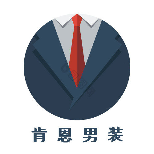 帅气男士服装西装穿搭logo图片