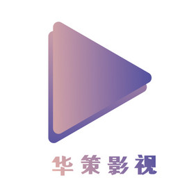 渐变三角影视创意logo设计