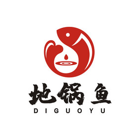 地锅鱼烤鱼鱼汤餐饮LOGO标志VI