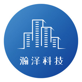 蓝色渐变城市科技创意logo设计