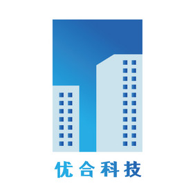 大气蓝色城市科技创意logo设计