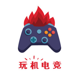 手柄游戏电竞创意logo设计