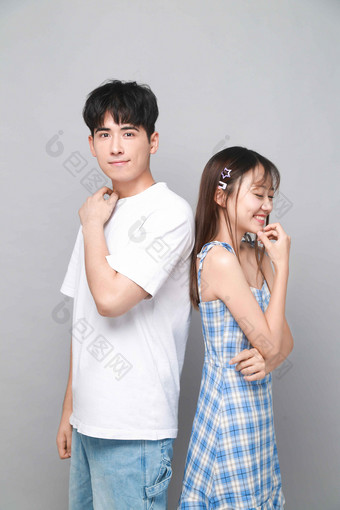 青春美女帅气暖男情侣写真