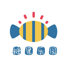 简约糖果美食餐饮创意logo设计