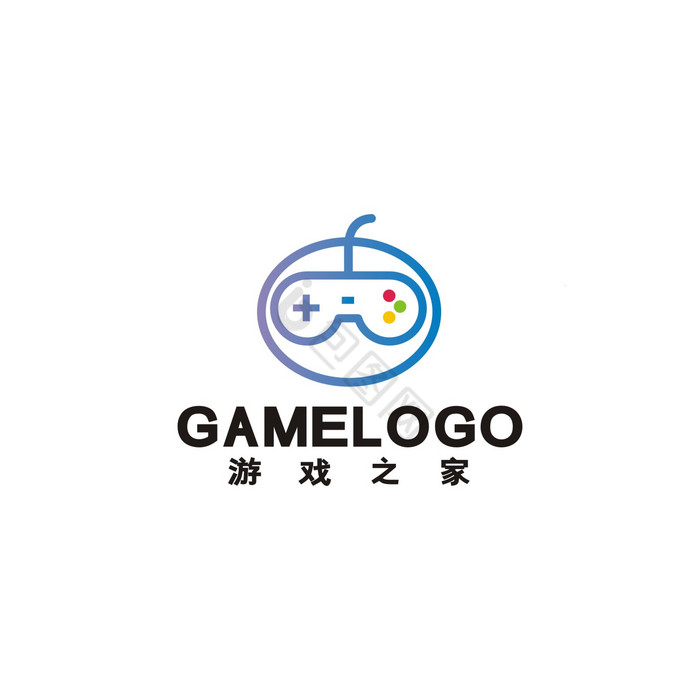 VR游戏体验游戏之家LOGO标志VI图片
