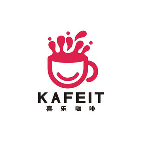 咖啡厅奶茶店饮品店可爱LOGO标志VI