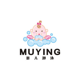 婴儿洗澡游泳母婴LOGO标志VI