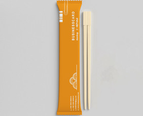 一次性筷子包装酒店餐厅餐饮vi包装样机