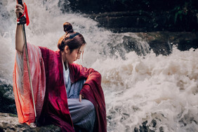 武侠风格古装中国风美女