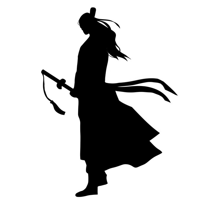 侠客剪影图片-侠客剪影素材免费下载-包图网