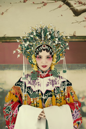 传统京剧花旦中国风美女扮相