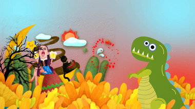 卡通综艺乐翻天片头ae模板