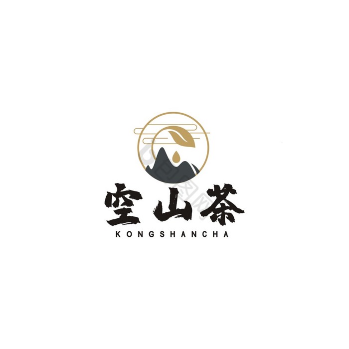 茶叶茶山茶道茶楼LOGO标志VI图片