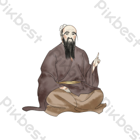 老子古圣贤圣人儒家图片