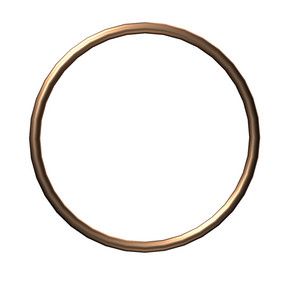 金属圆圈光圈圆形