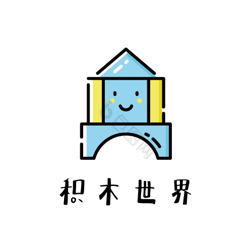 积木儿童游戏logo图片