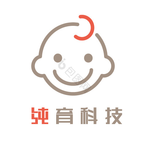 线条母婴科技logo图片