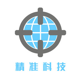 精准地球科技创意logo设计