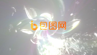 唯美光晕水晶球破碎LOGO片头PR模板