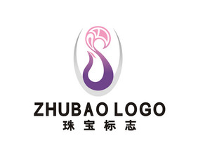 珠宝首饰饰品店孔雀LOGO标志VI