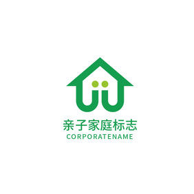 社区家庭亲子logo