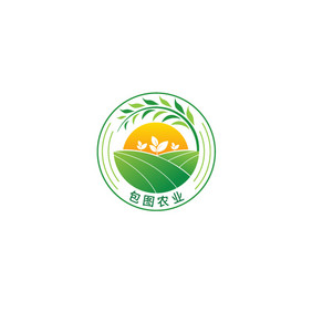 绿色环保包图农业logo