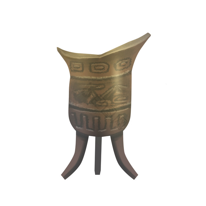 酒樽古代青铜器酒杯图片