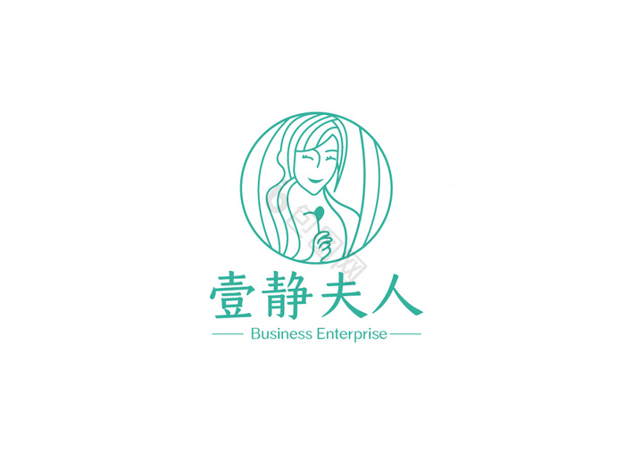 美女图形电商微商logoVI图片