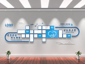 企业团队员工风采照片墙文化墙