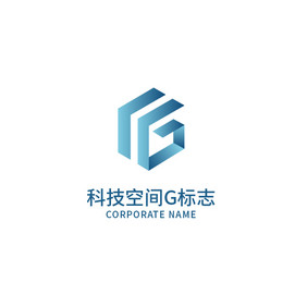 科技空间字母g标志