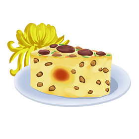 重阳节重阳糕赏菊