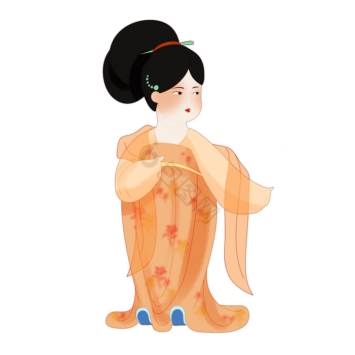 古代唐朝妃子人物图片