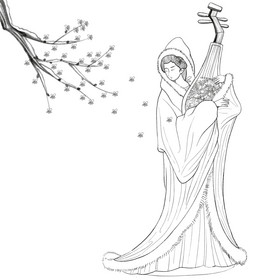 古风四大美人王昭君图片
