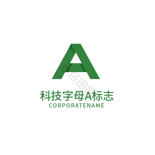 科技教育字母a标志图片