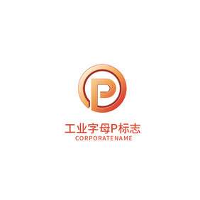 工业电商字母p标志